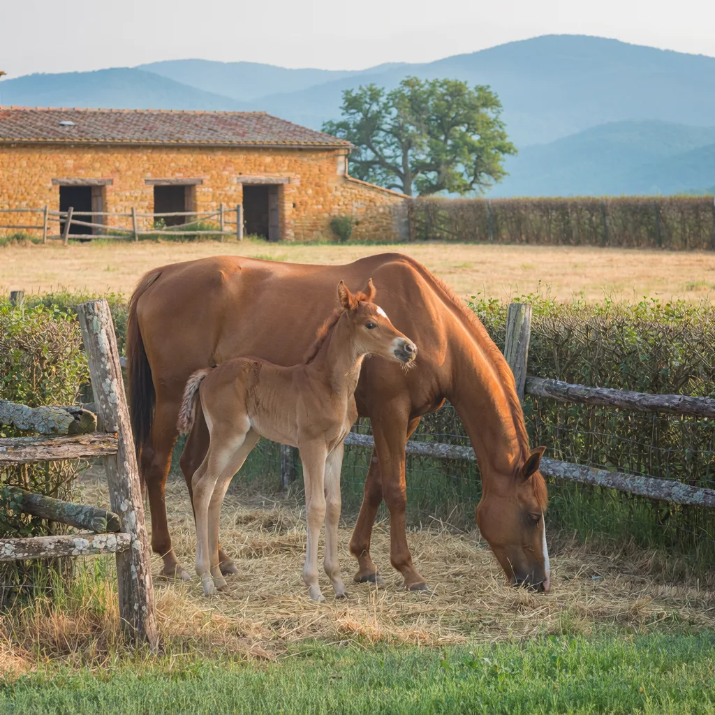 Élevage de chevaux, École des Écuyers, Chamaret