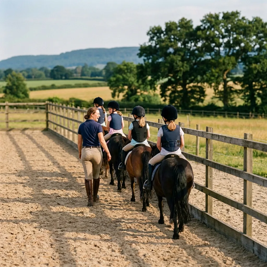 Cours de poney à Chamaret, Drôme